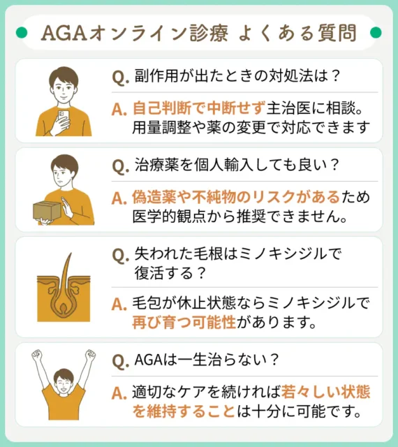 AGA治療のよくある質問と回答