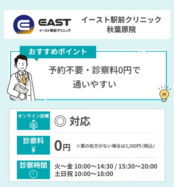 イースト駅前クリニック 秋葉原院