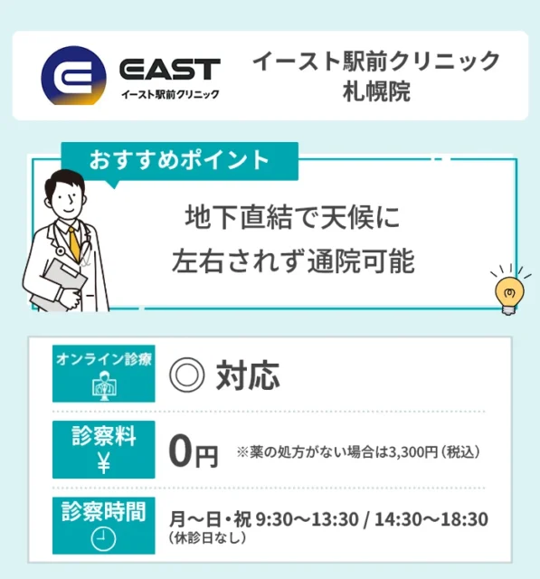 イースト駅前クリニック 札幌院