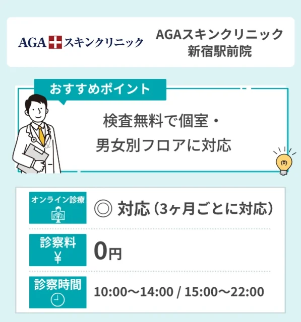 AGAスキンクリニック新宿駅前院