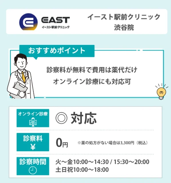 イースト駅前クリニック渋谷院