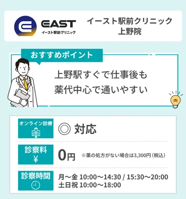 イースト駅前クリニック 上野院